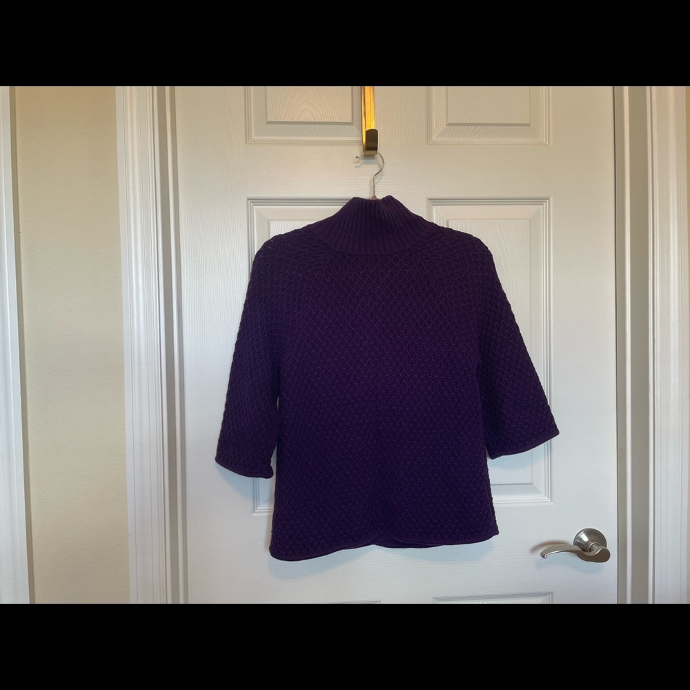 Talbots Purple Jacket Cardigan - Picture 4 of 6